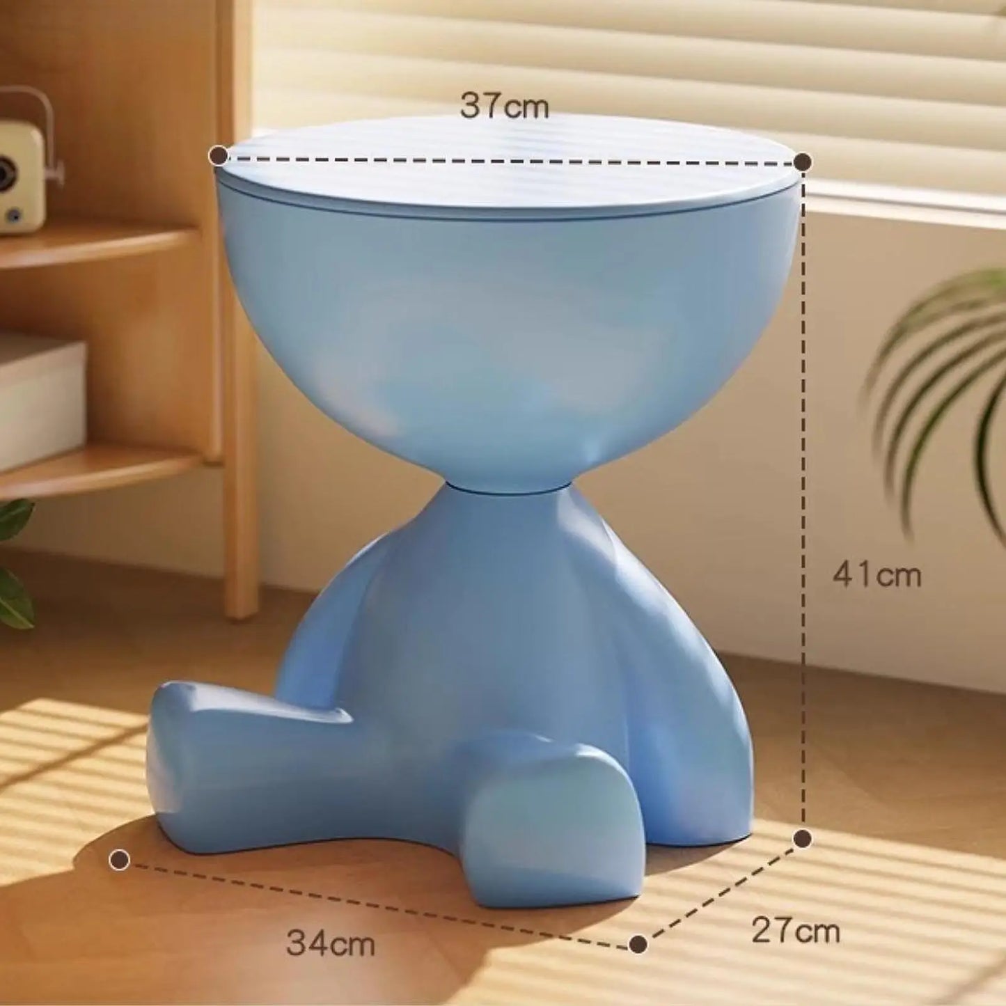 Creative Side End Table Flat Head Bedside Table Multifunction Sofa Side Edge Table for Household Office Minimalist Coffee Table