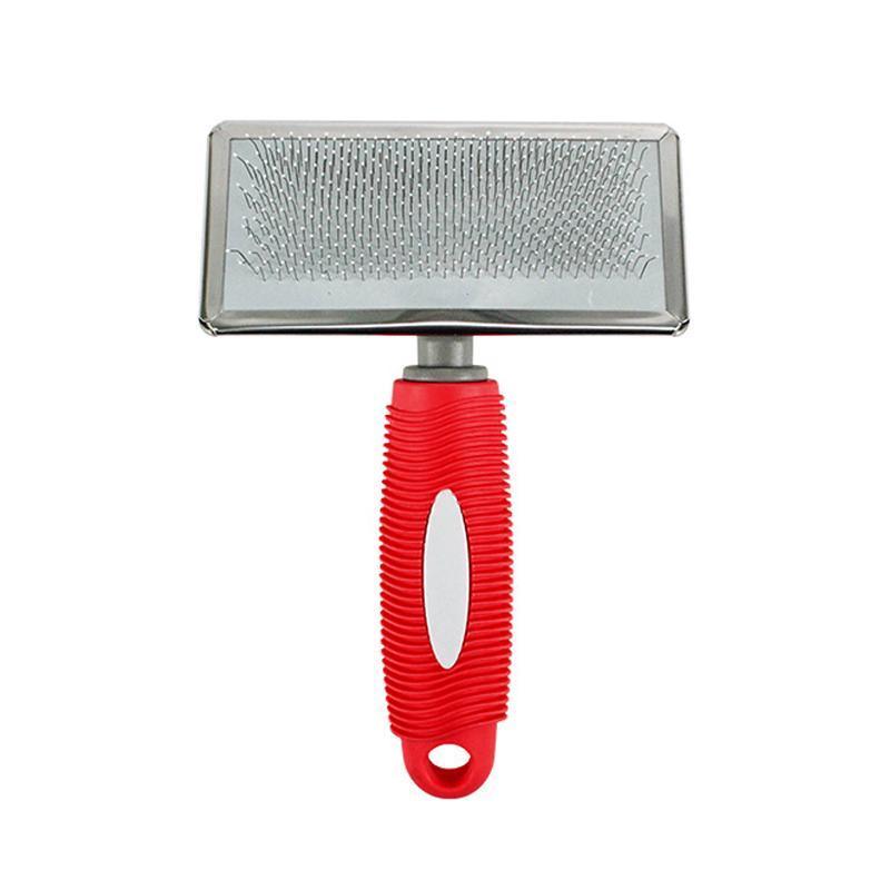 M Size Hair Shedding Grooming Trimmer Comb Brush Slicker Undercoat Rake for Dog Cat - Blue