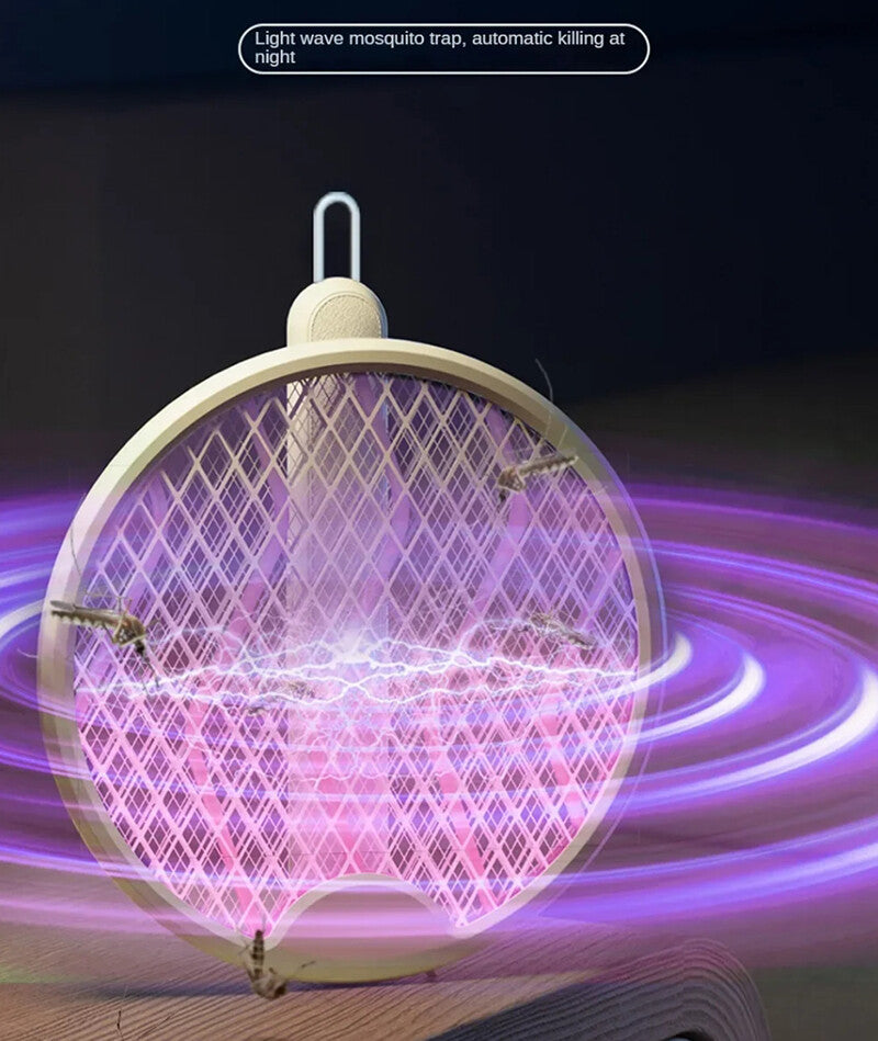 5IN1 Electric Mosquito Zapper Fly Insect Killer Bug Swatter Rechargeable Racket