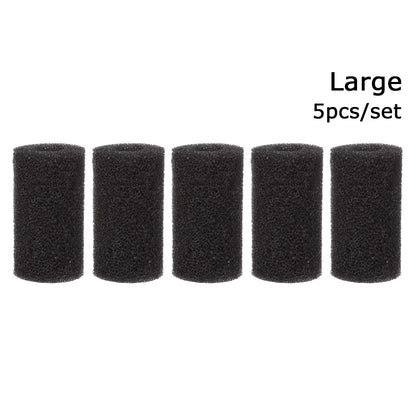 5 Pcs/Set Aquarium Biochemical Filter Sponge Fish Tank Inlet Water Pre-Filter Sponge Cartridge Replacement Filter Protector
