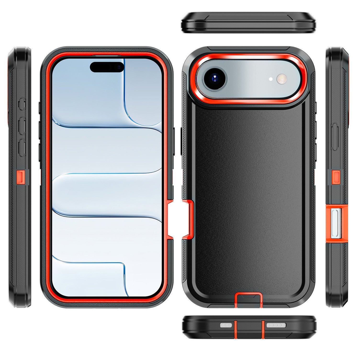 For Iphone 16 14 13 11 15 17 Pro Max 16E Case Rugged Shockproof Heavy Duty Cover