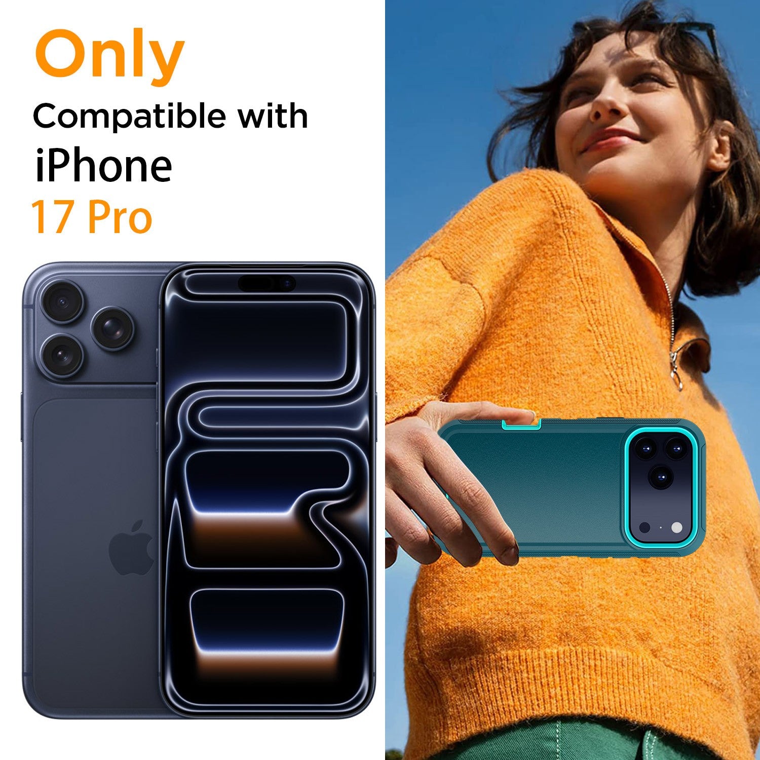 For Iphone 16 14 13 11 15 17 Pro Max 16E Case Rugged Shockproof Heavy Duty Cover