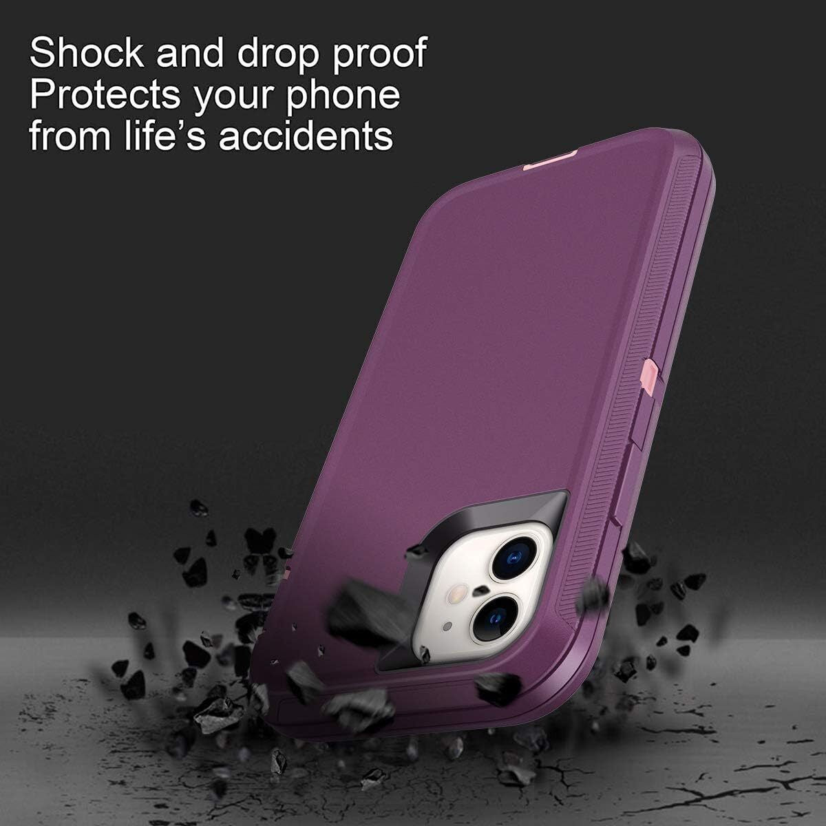 For Iphone 16 14 13 11 15 17 Pro Max 16E Case Rugged Shockproof Heavy Duty Cover