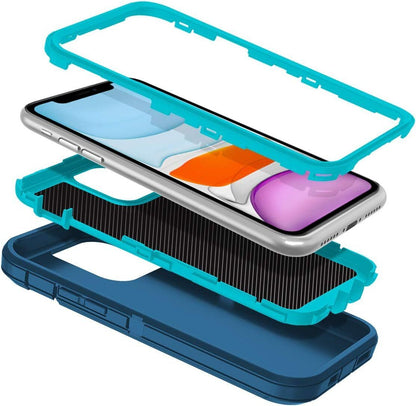 For Iphone 16 14 13 11 15 17 Pro Max 16E Case Rugged Shockproof Heavy Duty Cover