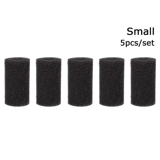 5 Pcs/Set Aquarium Biochemical Filter Sponge Fish Tank Inlet Water Pre-Filter Sponge Cartridge Replacement Filter Protector
