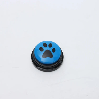 Pet Communication Button Dog Toys Recordable Pet Speaking Training Dog Talking Button Cute Claw Print Pattern Dog Accessories