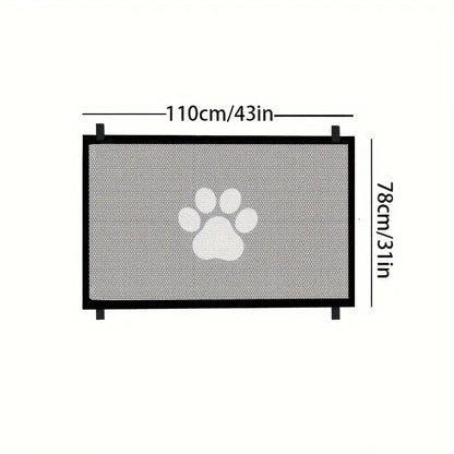 Portable Dog Net Doors, Dog Isolation Nets, Cat and Dog Safety Fences, and Non Perforated Pet Supplies to Ensure Pet Safety