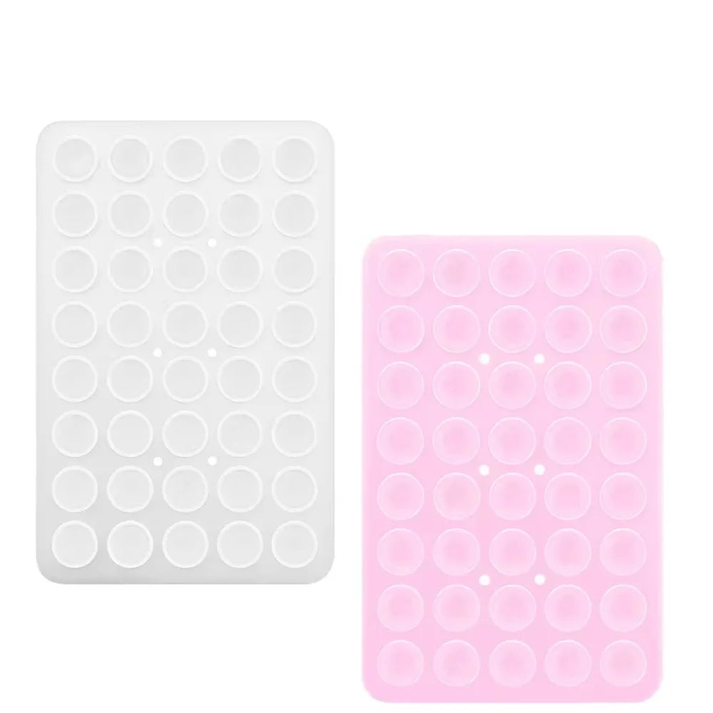 Universal Suction Cup Phone Holder Case Mount Double-Sided Silicon Sticky Phone Stand Android Selfies Hands-Free Strong Grip