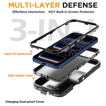 For Iphone 16 14 13 11 15 17 Pro Max 16E Case Rugged Shockproof Heavy Duty Cover