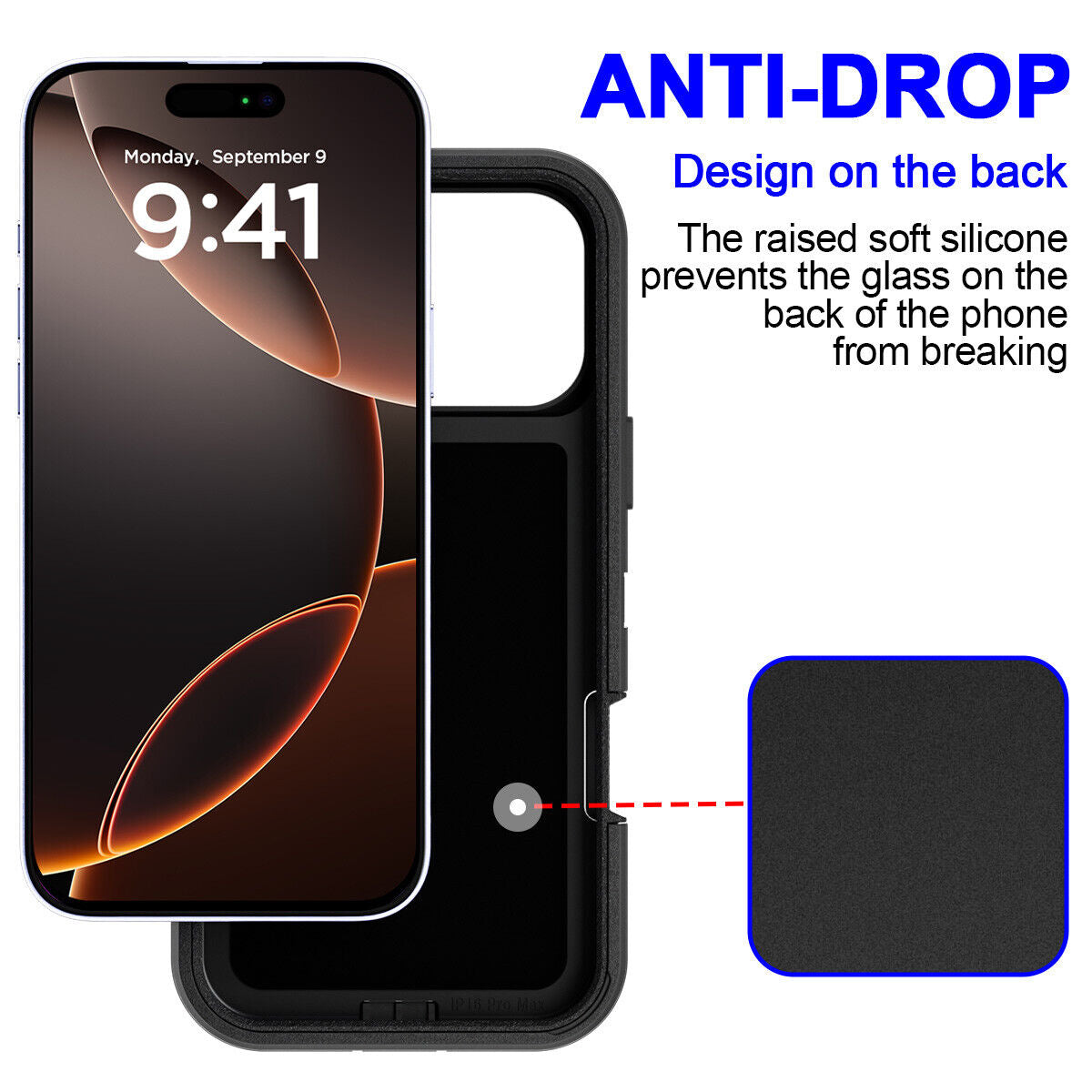 For Iphone 16 14 13 11 15 17 Pro Max 16E Case Rugged Shockproof Heavy Duty Cover