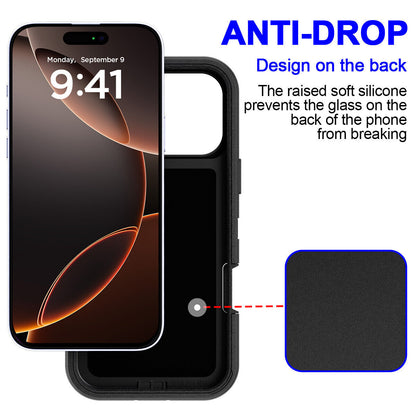For Iphone 16 14 13 11 15 17 Pro Max 16E Case Rugged Shockproof Heavy Duty Cover