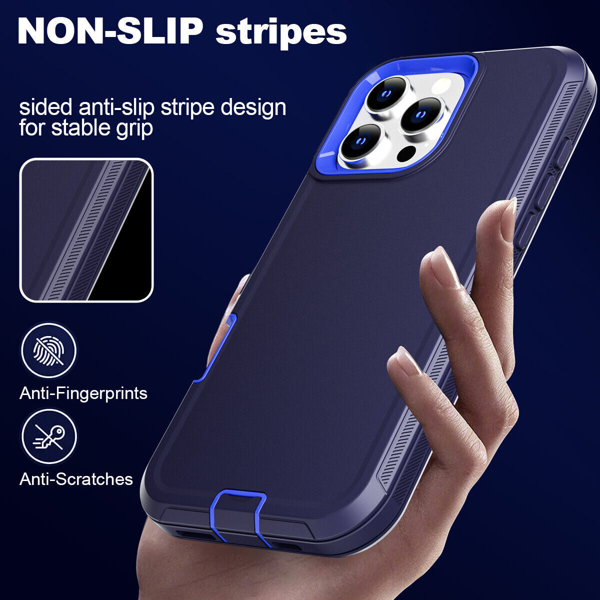 For Iphone 16 14 13 11 15 17 Pro Max 16E Case Rugged Shockproof Heavy Duty Cover