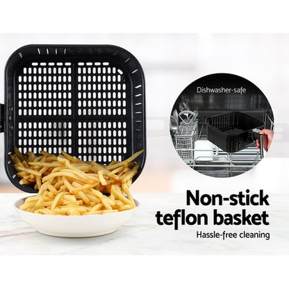 Devanti Air Fryer 7L LCD Fryers Kitchen Oven Airfryer Oil Free Healthy Cooker