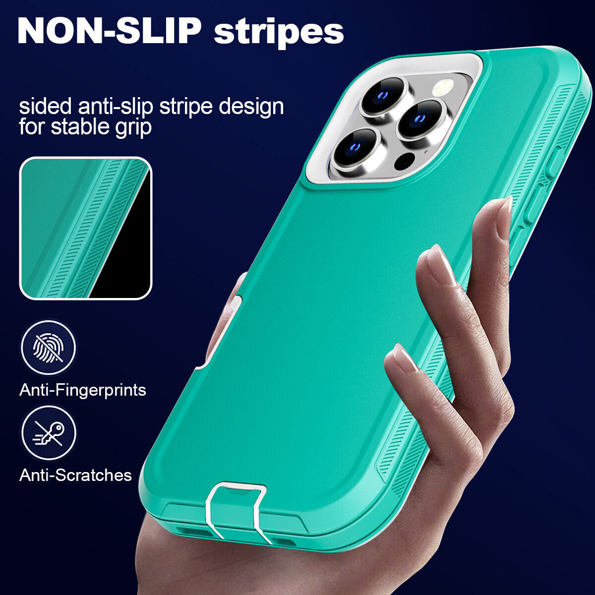 For Iphone 16 14 13 11 15 17 Pro Max 16E Case Rugged Shockproof Heavy Duty Cover