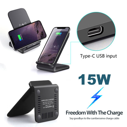 Wireless Charger Dock Charging Station 3 in 1 for Apple Watch Iphone 16 15 14 13