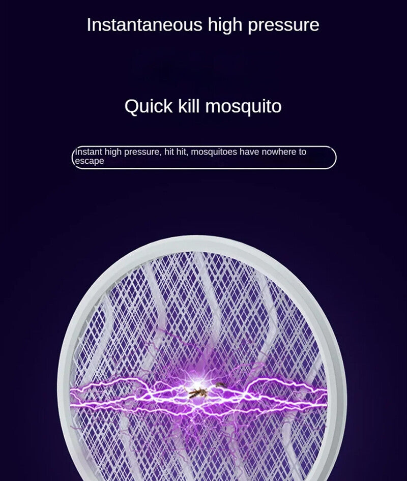 5IN1 Electric Mosquito Zapper Fly Insect Killer Bug Swatter Rechargeable Racket