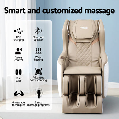 Livemor Massage Chair Electric Recliner Home Massager 3D OLIN