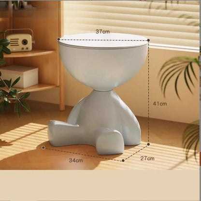 Creative Side End Table Flat Head Bedside Table Multifunction Sofa Side Edge Table for Household Office Minimalist Coffee Table