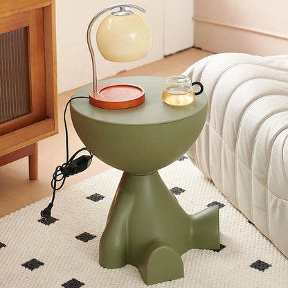 Creative Side End Table Flat Head Bedside Table Multifunction Sofa Side Edge Table for Household Office Minimalist Coffee Table