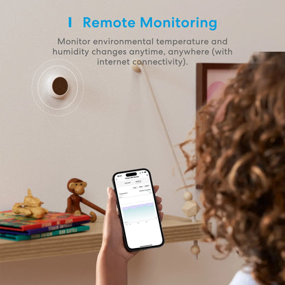 Homekit Wifi Smart Temperature Humidity Sensor Indoor Hygrometer Detector Remote Monitor Support Alexa Google Smartthings