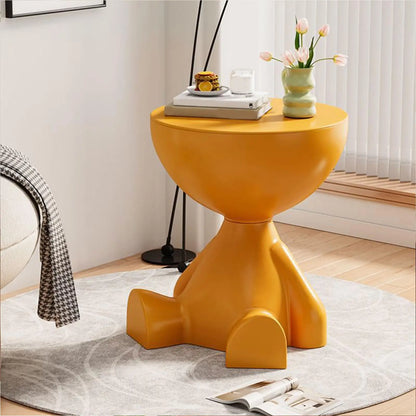 Creative Side End Table Flat Head Bedside Table Multifunction Sofa Side Edge Table for Household Office Minimalist Coffee Table