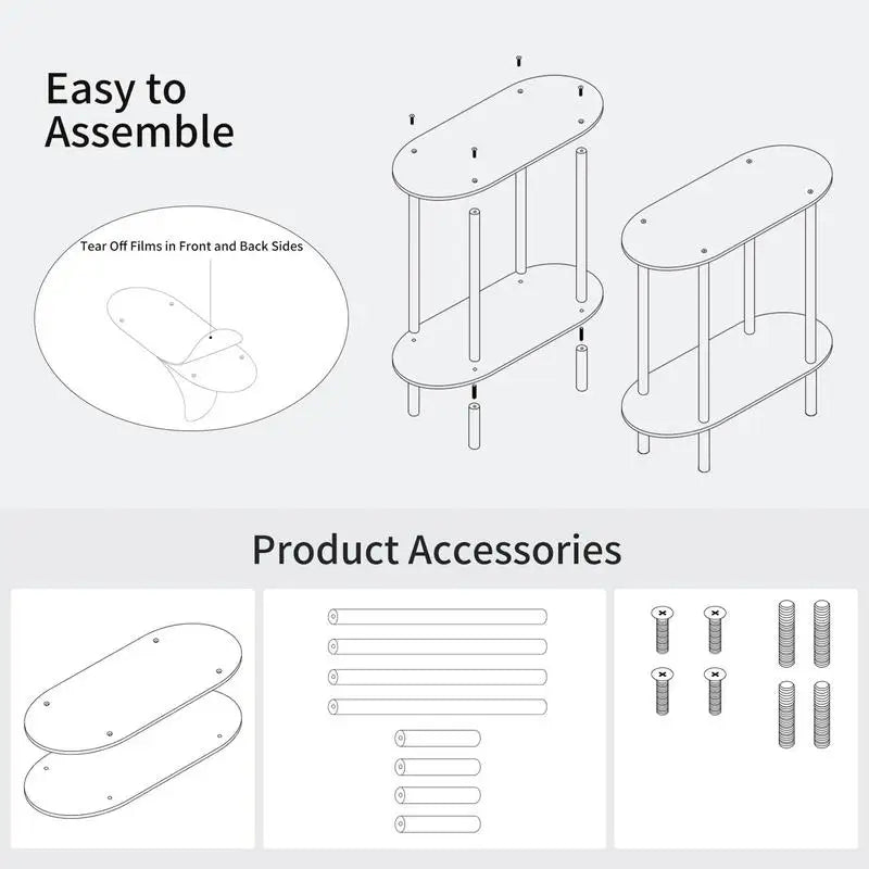 Sofa Table Side Transparent Tea Tables Auxiliary Table Acrylic Storage Cabinet Nightstands Acrylic Coffee Table for Home Decor