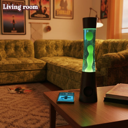 Laser Retro Lava Lamp with Bluetooth Speaker