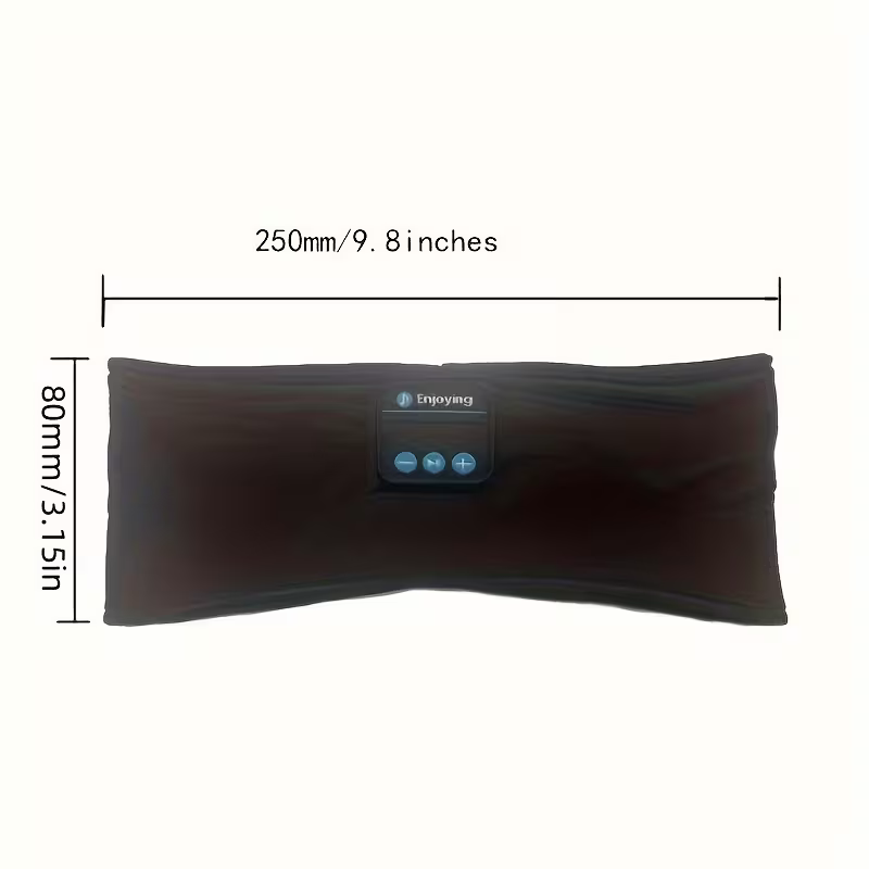 The dual-purpose wireless headphones for sleep and exercise feature a headband design that is light, thin and soft, providing a comfortable fit without pressing on the ears