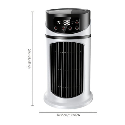 3-second cooling technology! 6-speed USB portable air conditioner humidifier - super silent 25 decibels, 6-hour timer for home / office / dormitory | instant cooling, holiday gift choice