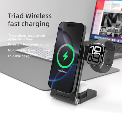 3 in1 wireless fast charging base