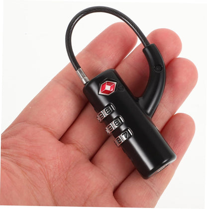 Cabilock Combination Padlock for Luggage Backpacks Gym Lockers TSA Approved Suitcase Lock for Travel User Friendly Design