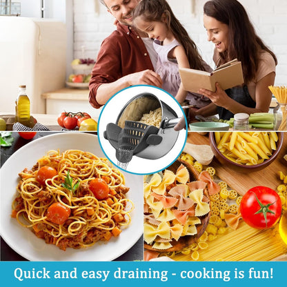 Water Filter - Cookware Filter - Pasta Drainer - Suitable for all cookware - Perfect for draining pasta, vegetables and fruit