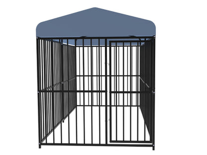 Pawhub Heavy Duty Dog Cage Black Metal Kennel Indoor Outdoor 3M