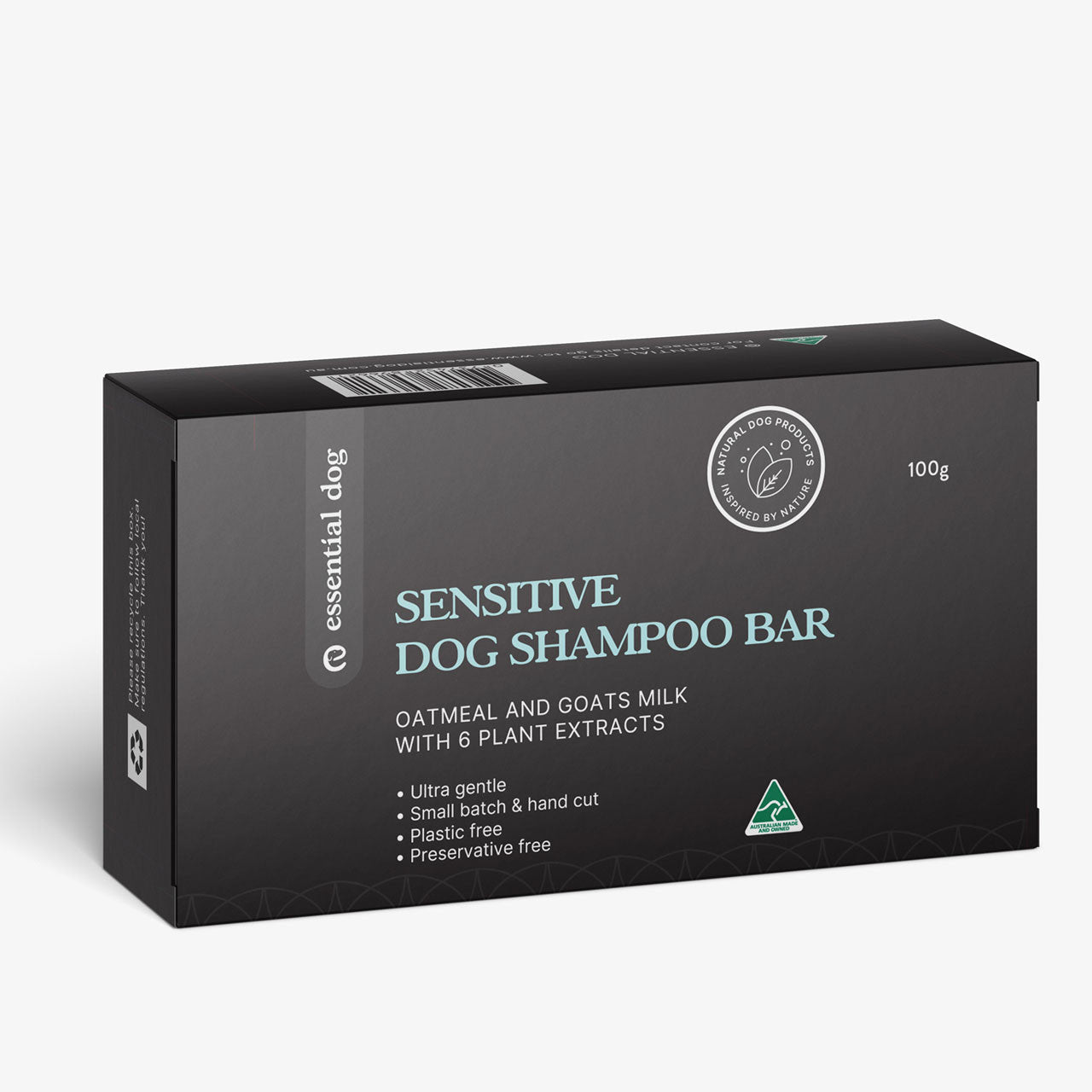 Essential Dog Sensitive Shampoo Bar (Oatmeal & Goatsmilk)