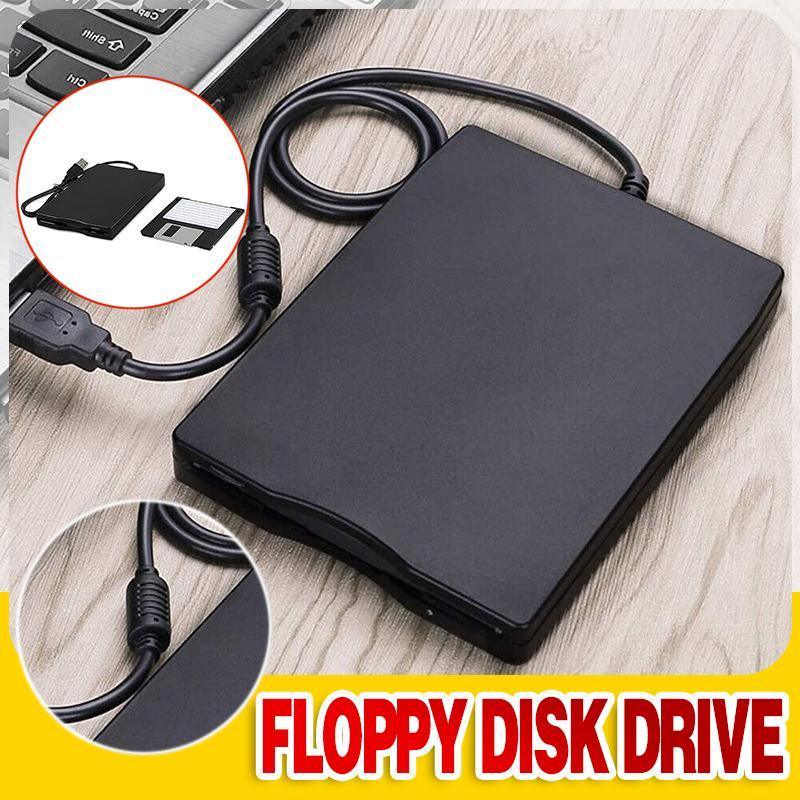 External USB 3.5" Floppy Drive for Windows & Mac - Retro Data Access