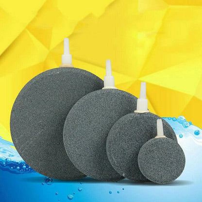 Round Air Stone Disk Bubble Diffuser Airstone Hydroponics Aquarium Fish Tank - 6cm