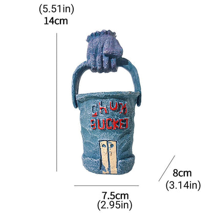 For Alien Spongebob Pineapple House Hole Fish Tank Decoration Aquarium Ornament - Crab Pot