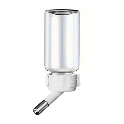 Pet Water Bottle for Hamster Guinea Pig Rabbit Vacuum Drinking Feeder Kettle - 80ml-White