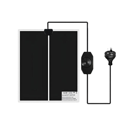 Electric Warming Pad for Reptile Habitat Support Suitable for Crab Frog Lizard Tanks - 7W