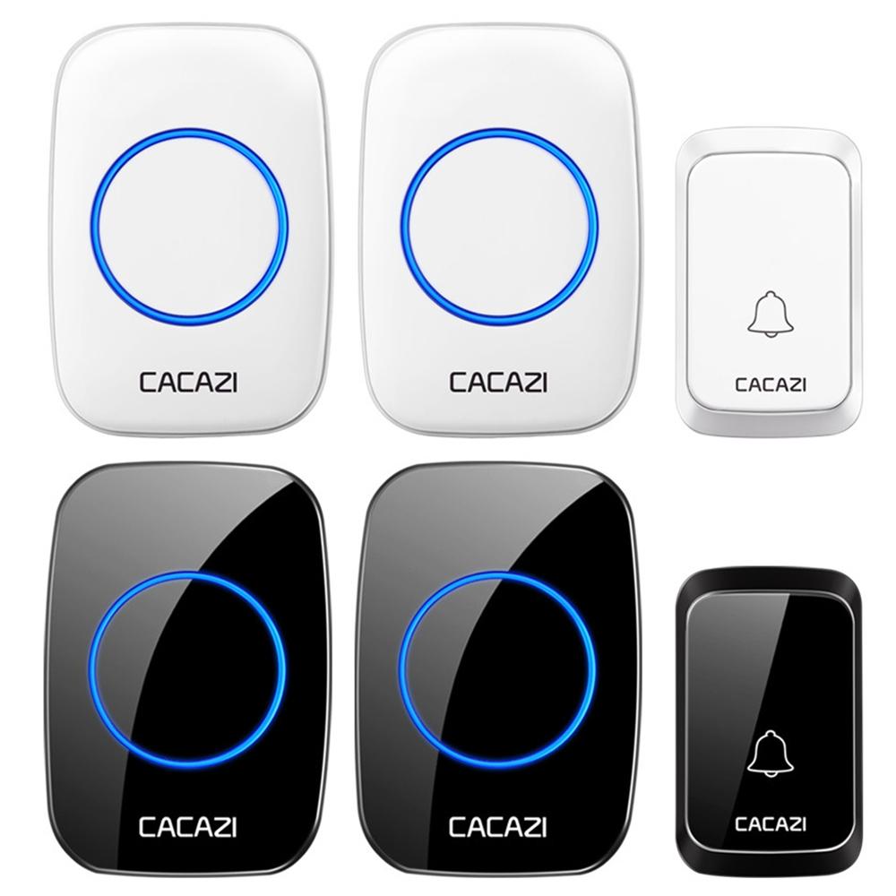 Wireless Waterproof Doorbell Cacazi A06 Dc 1 To 2 Battery Smart Home - White
