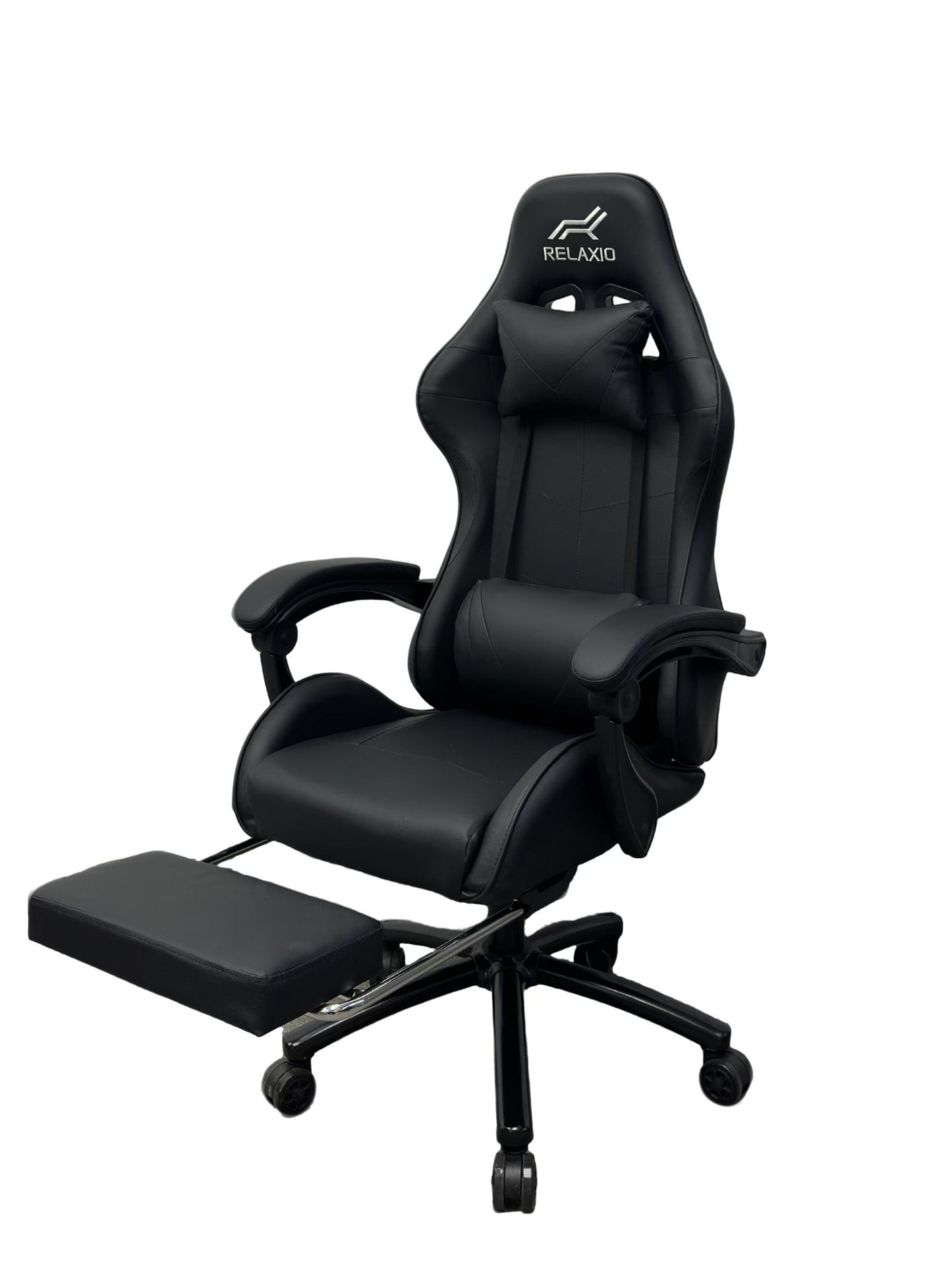 Gaming Chair With Headrest and Foot Rest - Red