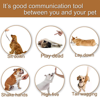 Training Clicker for Pet like Dog Cat Horse Bird Dolphin Puppy with Wrist Strap, 2 Pack