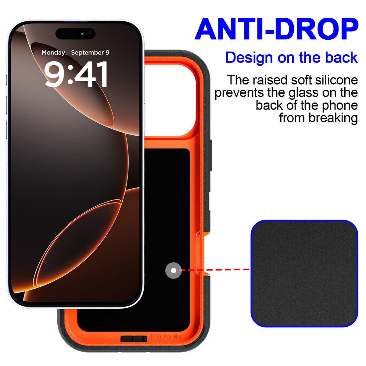 For Iphone 16 14 13 11 15 17 Pro Max 16E Case Rugged Shockproof Heavy Duty Cover