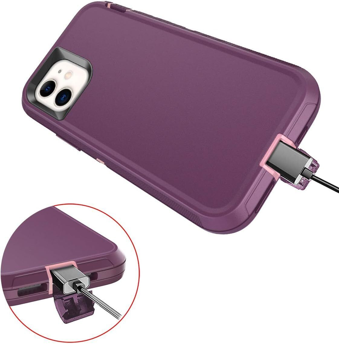 For Iphone 16 14 13 11 15 17 Pro Max 16E Case Rugged Shockproof Heavy Duty Cover