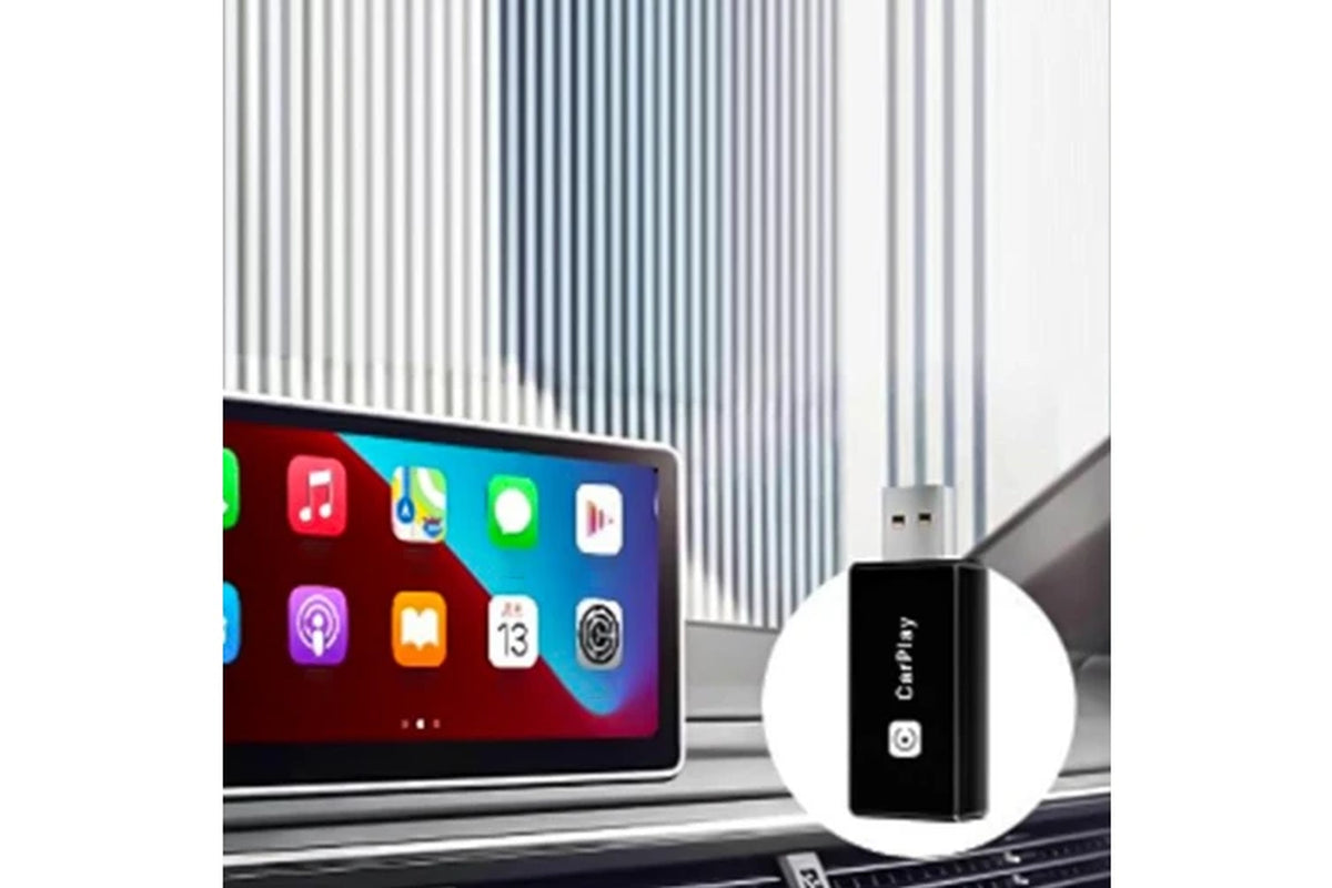 2-In-1 Wireless Car Dongle Connect Box Plug and Play USB Apple Carplay Android Auto Adapter