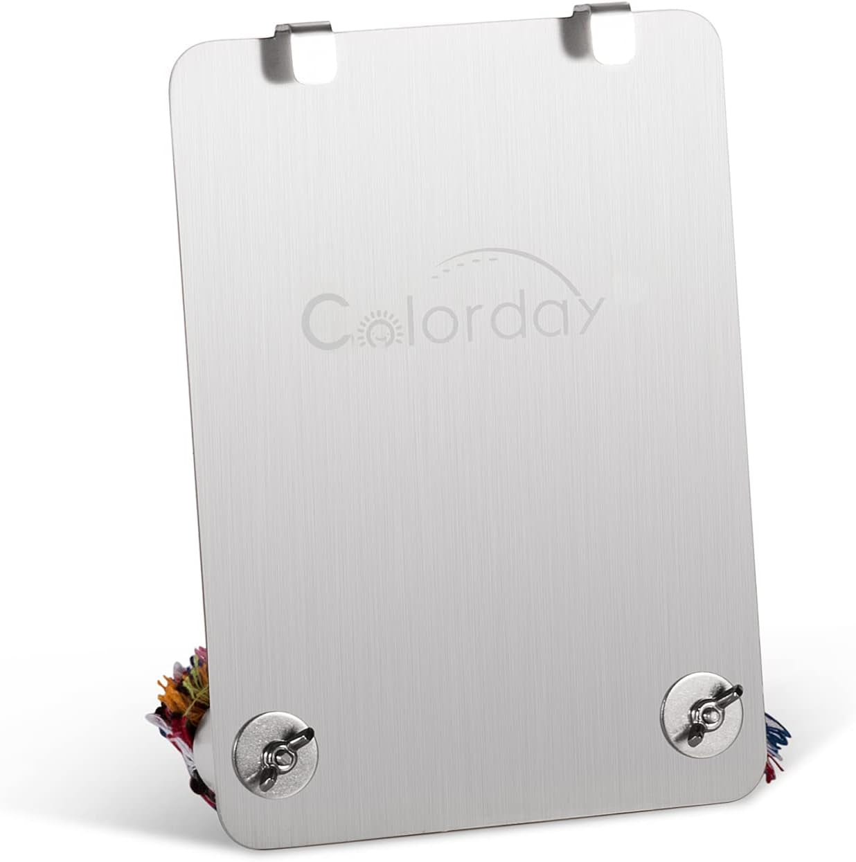 9" Bird Mirror with Rope Perch, Bird Swing, Parrot Cage Toys for Parakeet African Grey Conure Cockatiel Lovebird Finch Canarie, Large