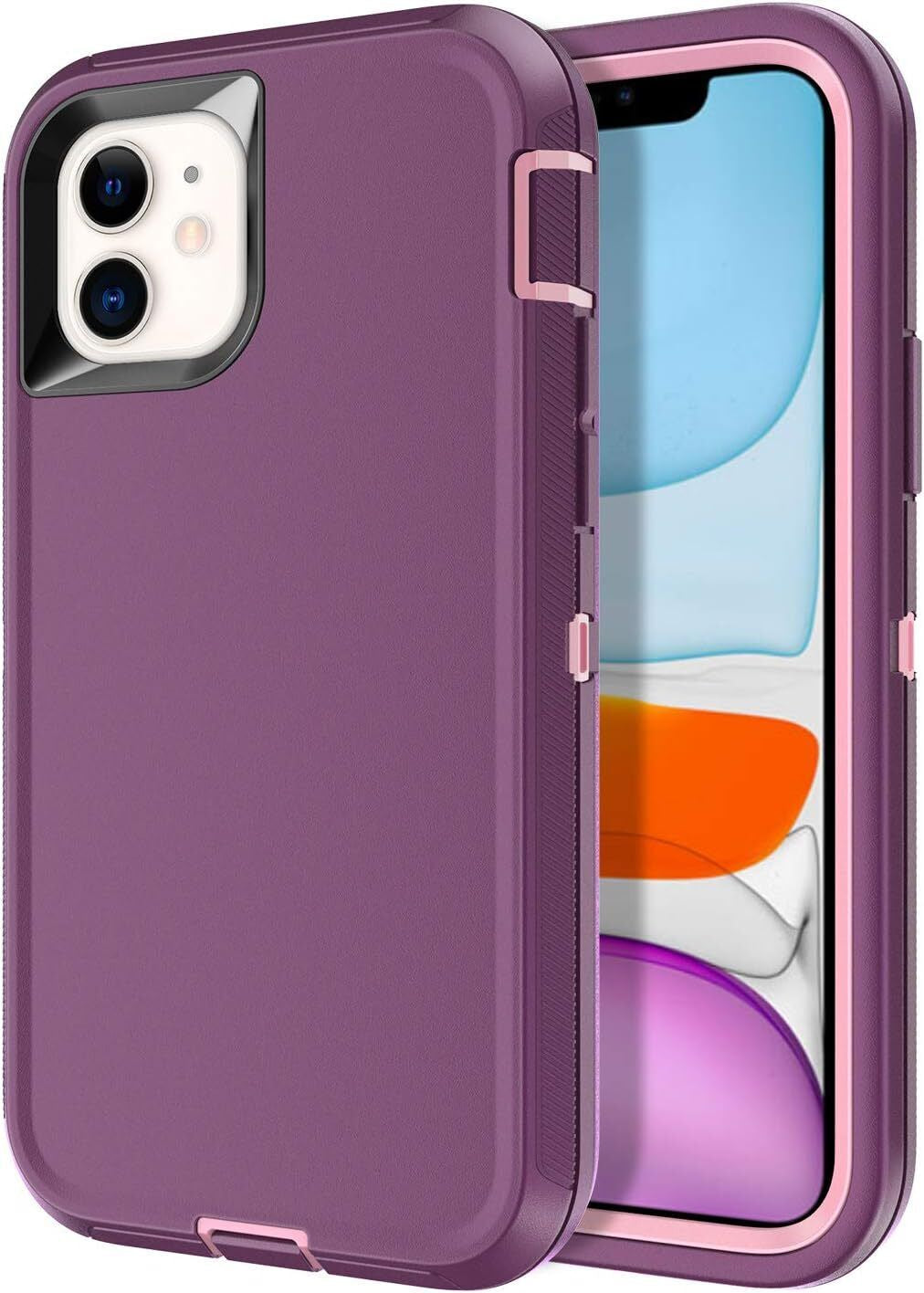 For Iphone 16 14 13 11 15 17 Pro Max 16E Case Rugged Shockproof Heavy Duty Cover