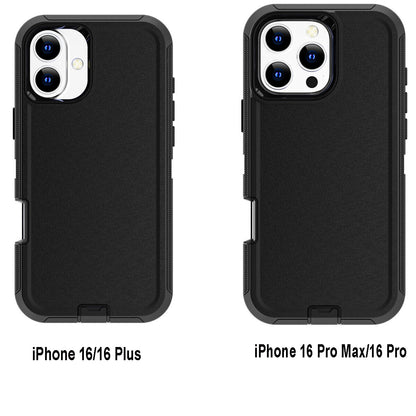 For Iphone 16 14 13 11 15 17 Pro Max 16E Case Rugged Shockproof Heavy Duty Cover