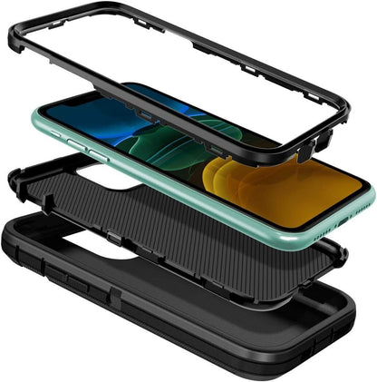 For Iphone 16 14 13 11 15 17 Pro Max 16E Case Rugged Shockproof Heavy Duty Cover